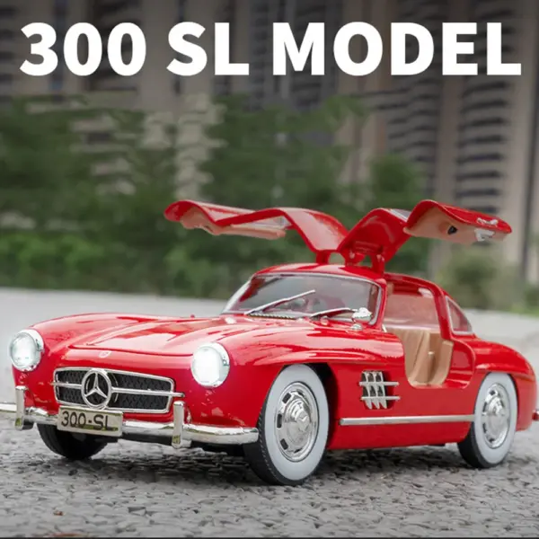 1:24 Alloy 300SL Vintage Toy Car Model