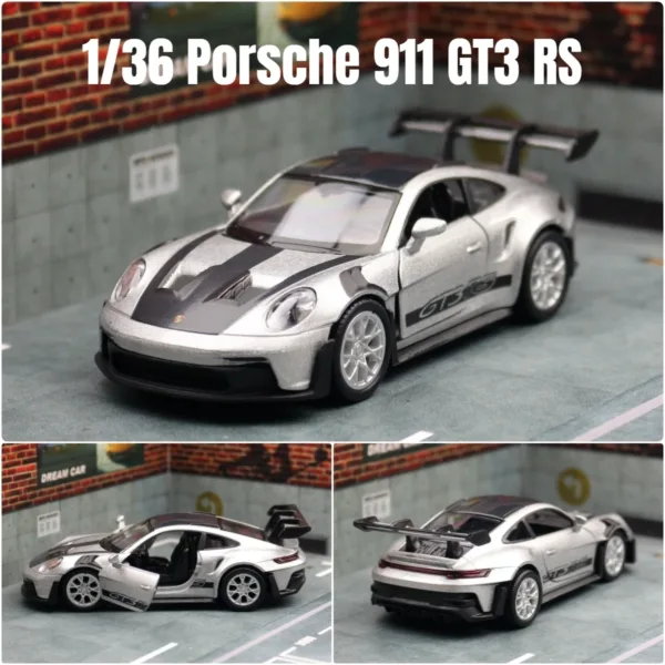 1/36 Porsche 911 GT3 RS Diecast Model Car - Image 23