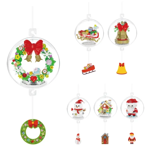 Christmas Mini Building Blocks Decoration Set - Image 6