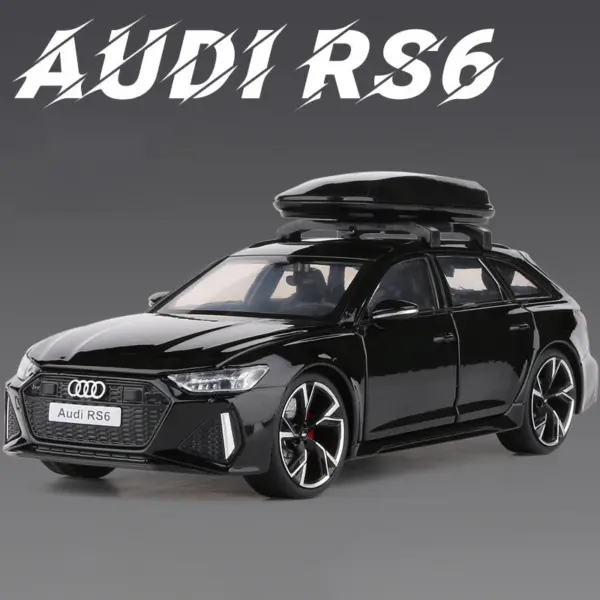 1:32 Audi RS6 Quattro Alloy Model Car - Image 6