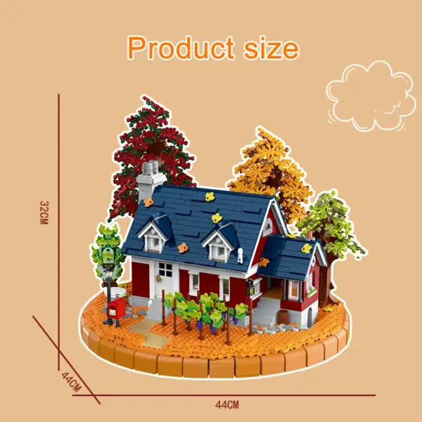 3755PCS Autumn Winery House Building Blocks - Image 3