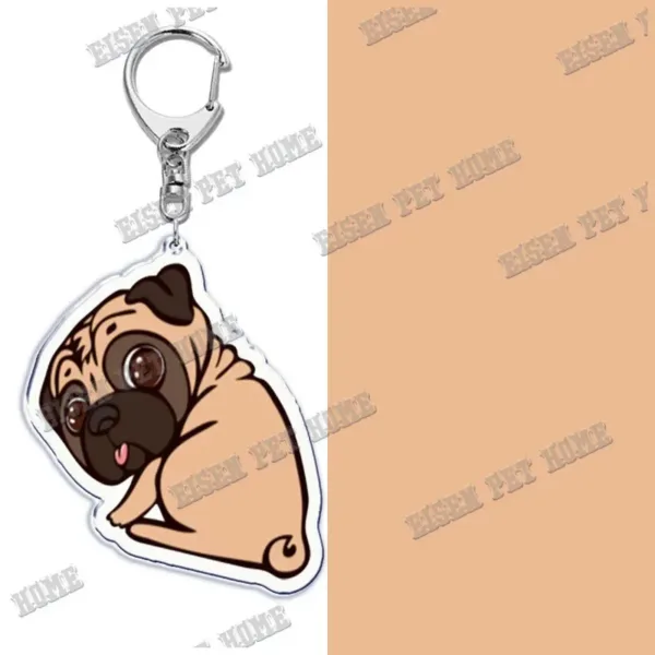 Cute PUG Keychain Pendant for All Occasions - Image 19