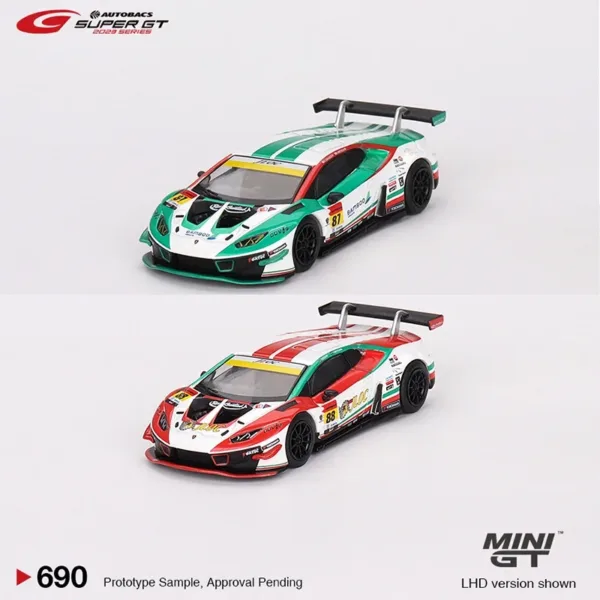 1:64 Lamborghini Huracán GT3 EVO2 Diecast Model