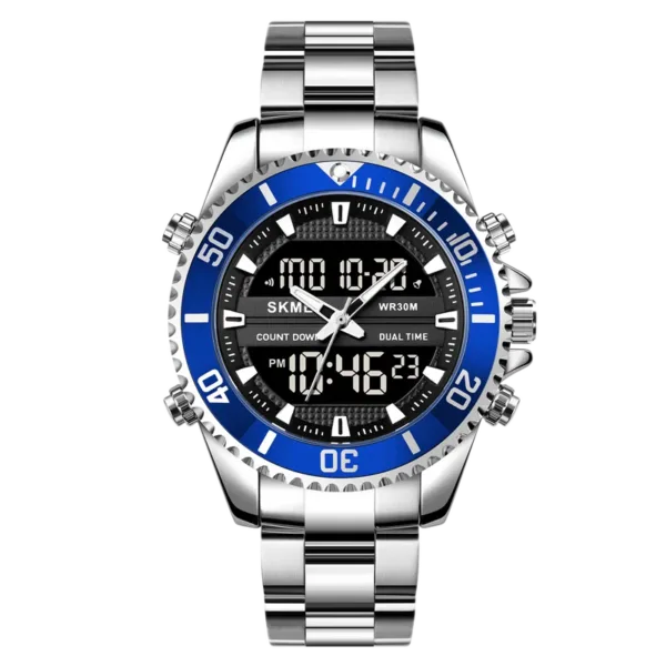 SKMEI Stainless Steel Digital Sport Watch - Image 8