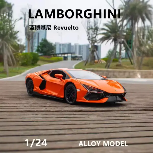 Lamborghini Big Bull REVUELTO Diecast Model Car - Image 2