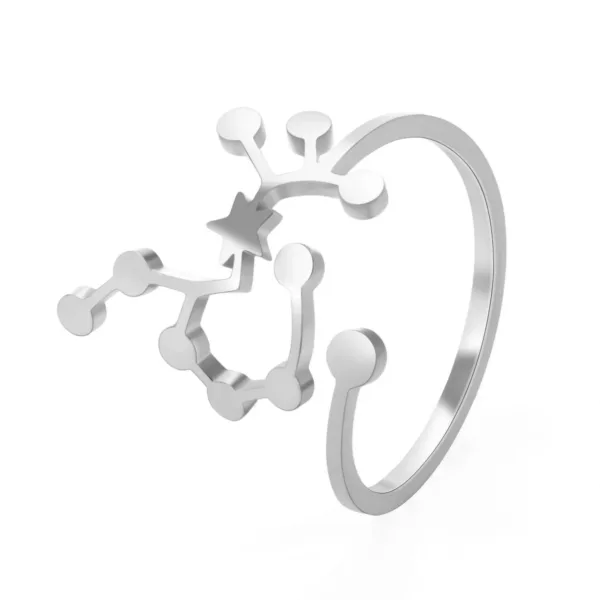 Zodiac Constellation Rings Set for Women - Image 26