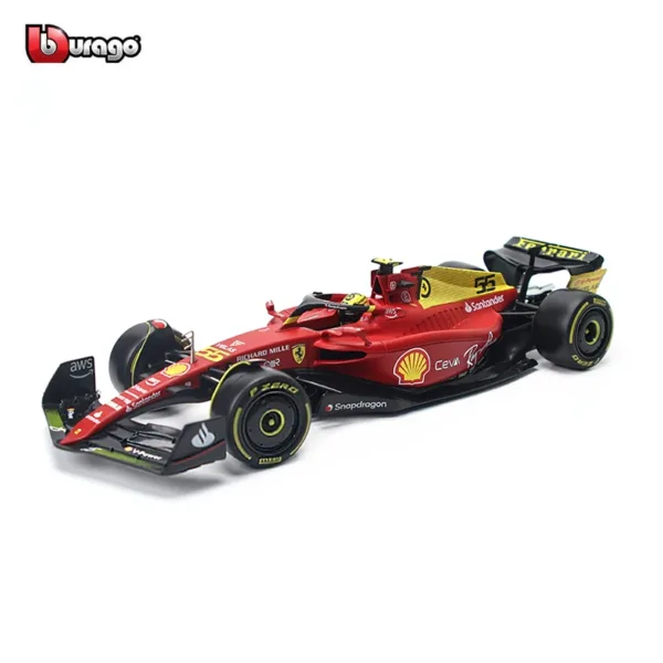 Bburago 1:18 Ferrari F1-75 Diecast Model Car - Image 8