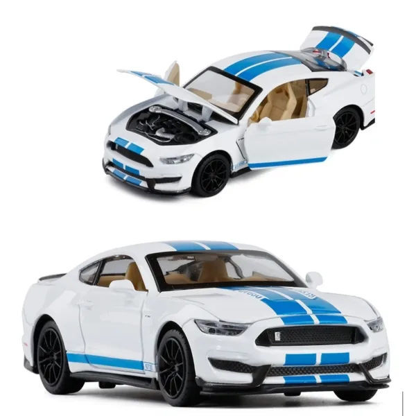 1/32 Ford Shelby GT500 GT350 Diecast Car - Image 14