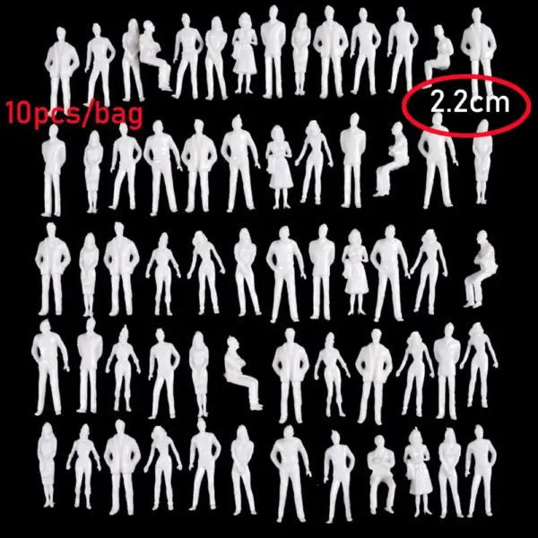 10Pcs Miniature Swimming Figures Assorted Poses - Image 16