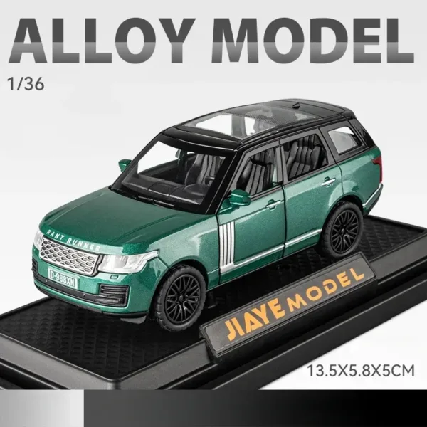 1:36 Land Rover Range Rover Diecast Model Car - Image 12