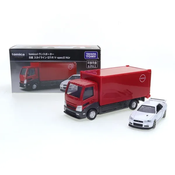 Nissan Skyline GT-R Tomica Transporter Set