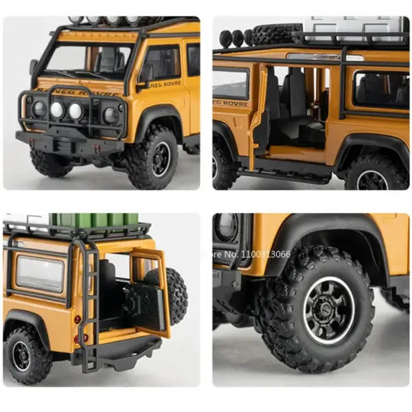 1:32 Land Rover Defender Diecast Car Model - Image 3