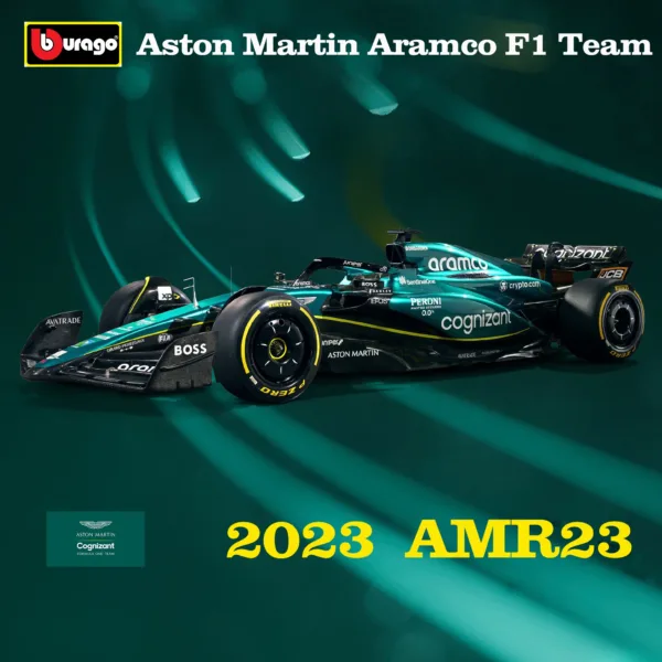 Bburago 1:43 Aston Martin F1 Diecast Model - Image 2