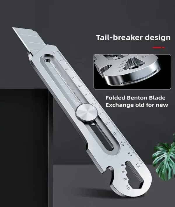 6 in 1 Heavy Duty Aluminum Box Cutter - Image 6