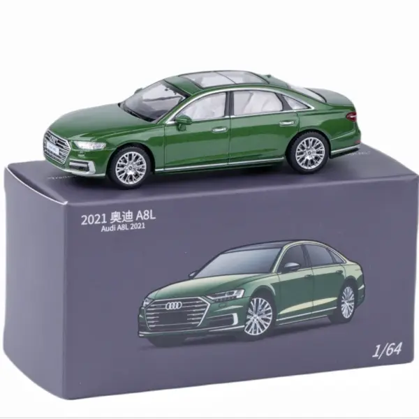 1/64 Audi A8L Diecast Car Model Toy - Image 11