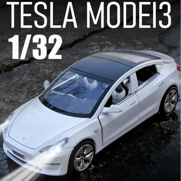 1:32 Tesla Model 3 Alloy Diecast Car Model