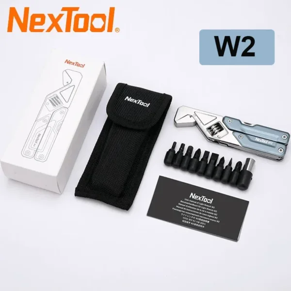 NexTool W2 Multitool Adjustable Wrench and Screwdriver - Image 7