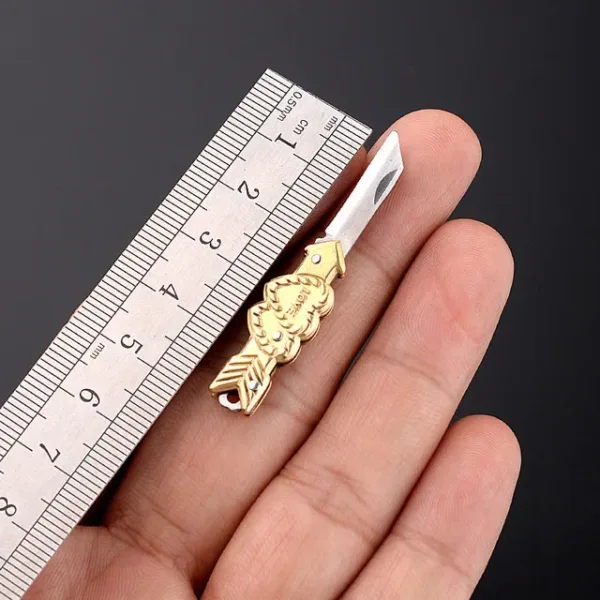 Mini Folding Knife Keychain with Sharp Blade - Image 17