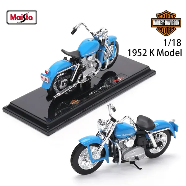 Maisto 1:18 Harley-Davidson Motorcycle Model - Image 2