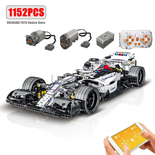 F1 Racing Supercar Building Blocks Set - Image 7