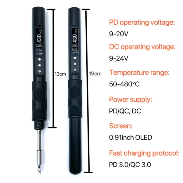 65W Portable Electric Soldering Iron L245P - Image 5