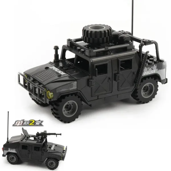 Army Soldiers Armored Vehicle DIY Building Set - Image 7