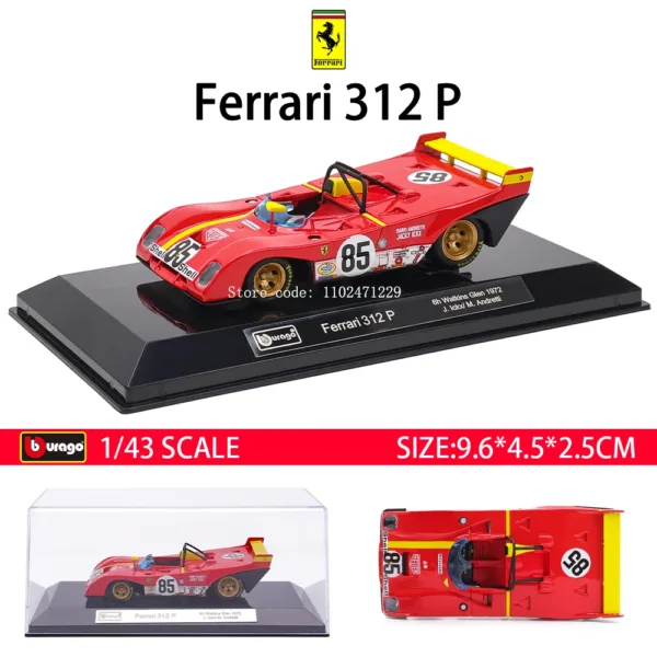 Bburago 1:43 Ferrari Diecast Model Car - Image 15