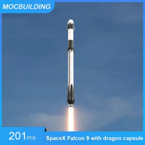 SpaceX Falcon Heavy Building Blocks Set 484PCS - Image 3