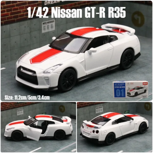 1/36 Nissan Skyline GTR R34 Diecast Model Car - Image 7