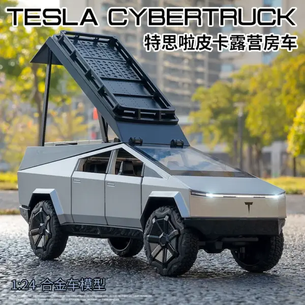 1:24 Alloy Tesla Pickup Truck Model