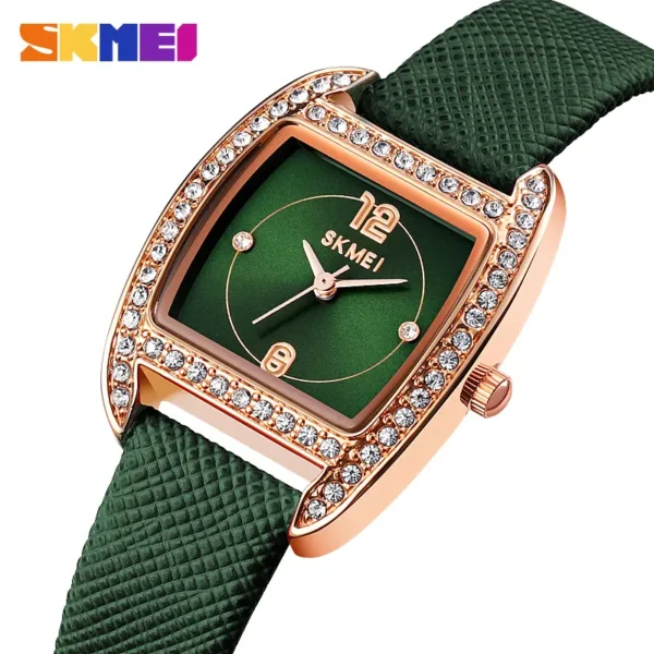 Women’s Quartz Fashion Watch with Green Dial