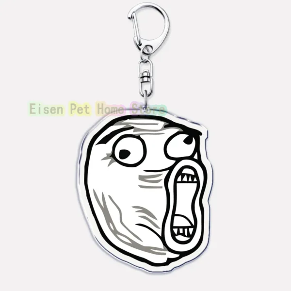 TrollFace Keychain for Bags and Accessories - Image 48