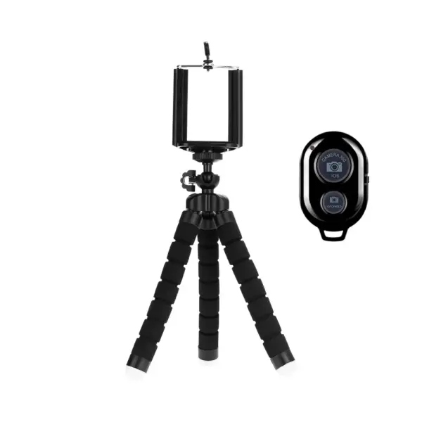 Flexible Mini Smartphone Tripod with Remote - Image 9