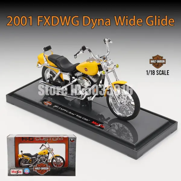 Maisto 1:18 Harley-Davidson Motorcycle Model - Image 13