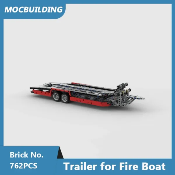 MOC Building Blocks Truck Trailer Set 314PCS - Image 2