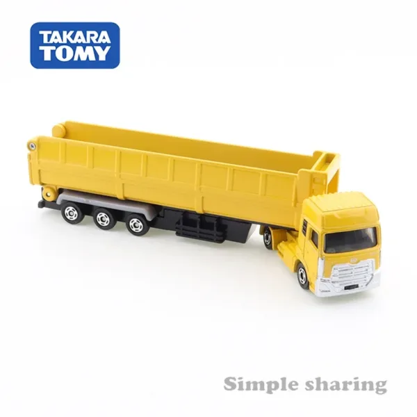 Takara Tomy 1:64 Yellow Dump Truck Model - Image 2