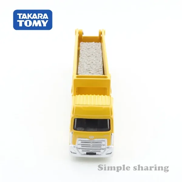 Takara Tomy 1:64 Yellow Dump Truck Model - Image 6