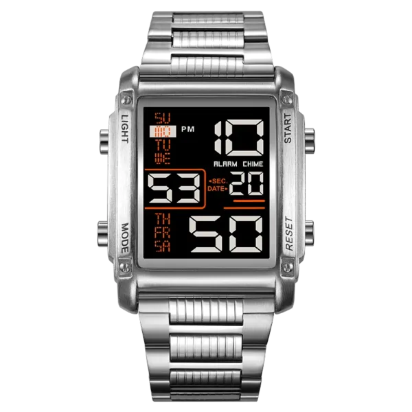 Men's Digital Sports Watch with Backlight - Image 11