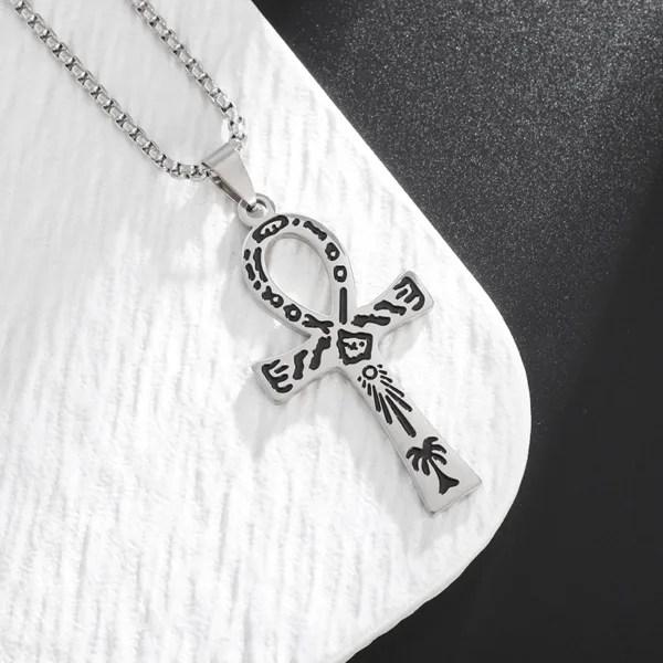 Eye of Horus Cross Pendant Necklace - Image 38