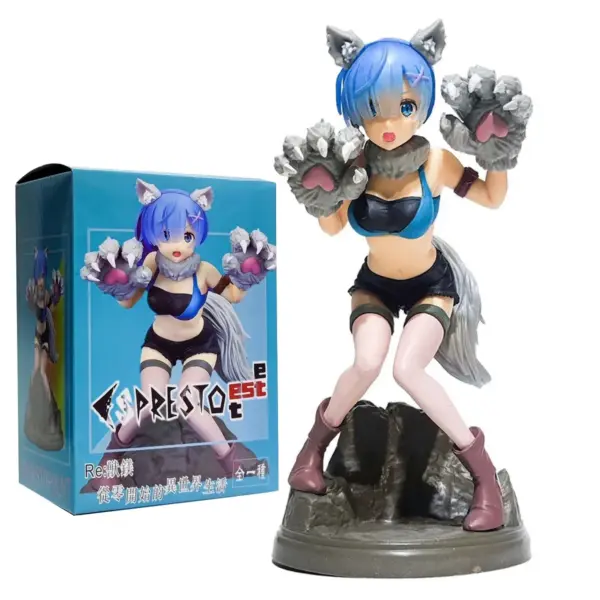 Rem Gray Wolf PVC Figure 19CM Collectible