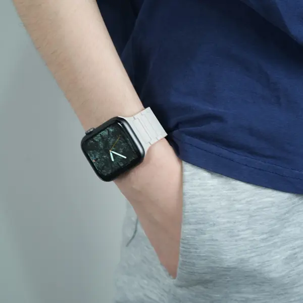 Silicone Magnetic Strap for Apple Watch 49mm 45mm - Image 5