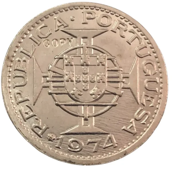 1974 Angola 5 Escudos Coin Replica