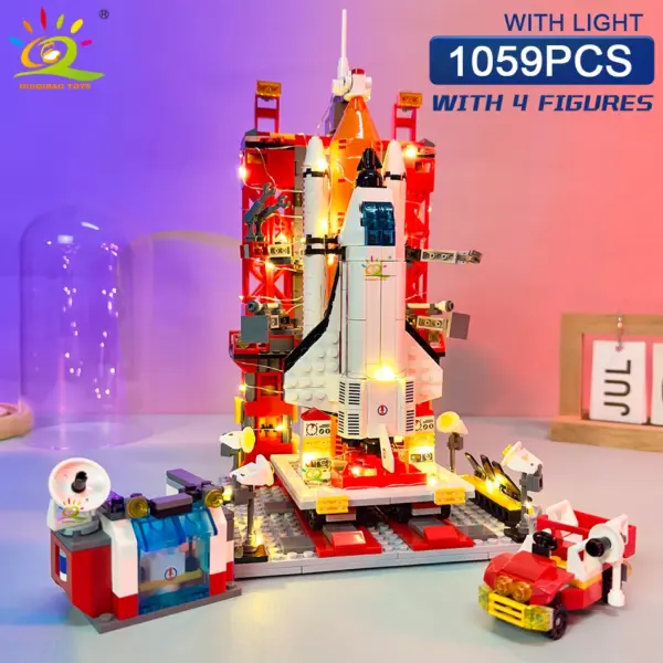 HUIQIBAO Space Shuttle Building Blocks Set - Image 14