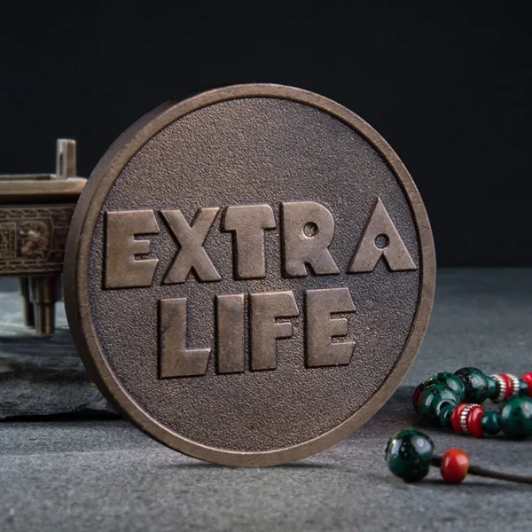 Extra Life Coin for Cosplay and Collecting - Image 4