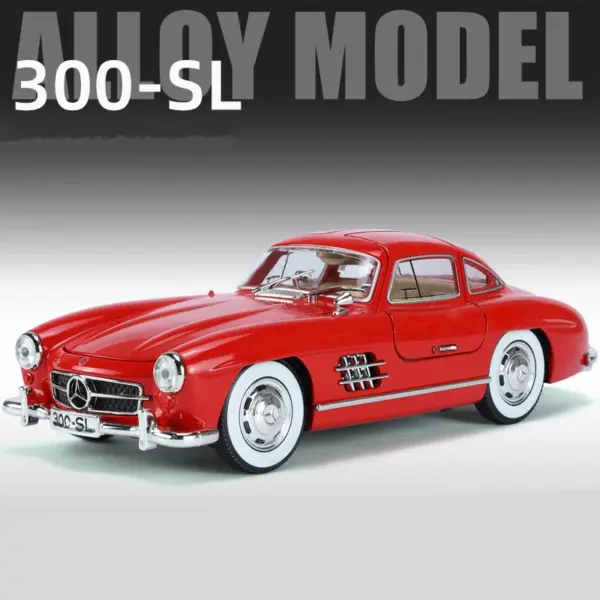 1:24 Scale Alloy Mercedes Benz 300SL Model - Image 12