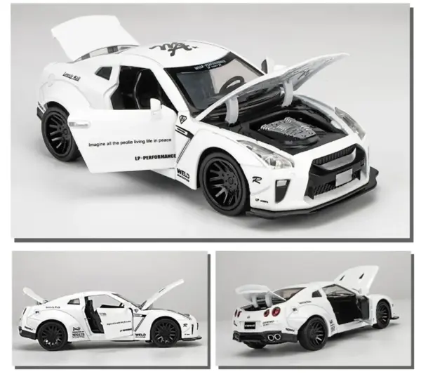 1:32 Nissan GTR Diecast Car Model - Image 6