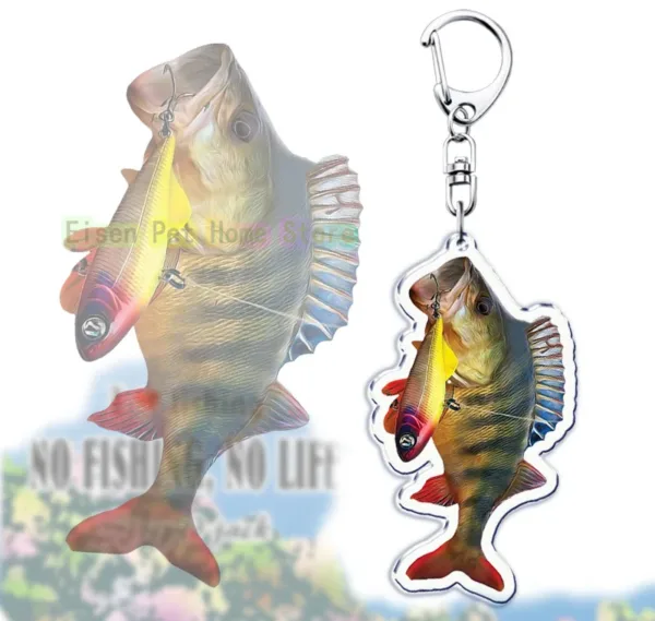 Fishing Man Keychain Pendant for Gifts - Image 24