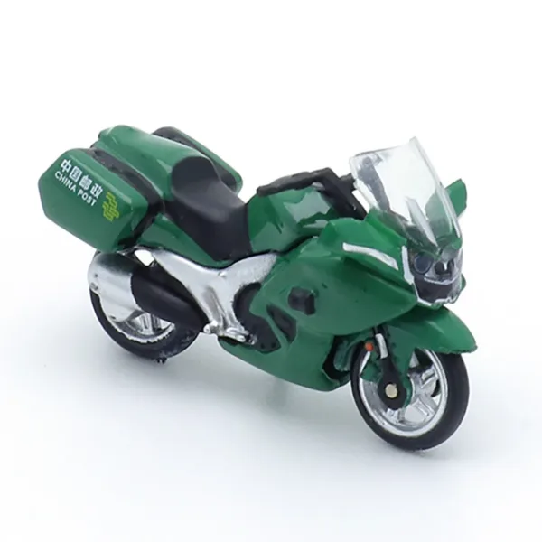 1/64 Scale Diecast Motorcycle Model Green - Image 4