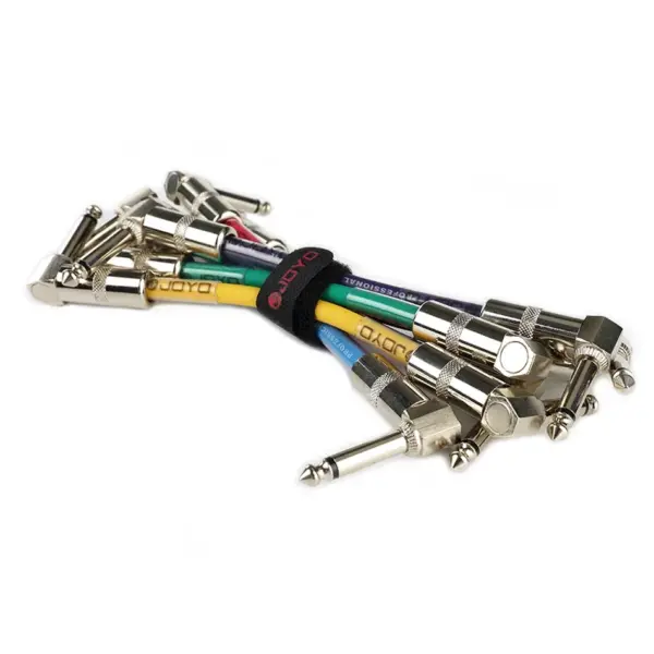 Colorful 6.35mm Guitar Pedal Connection Cables - Image 2