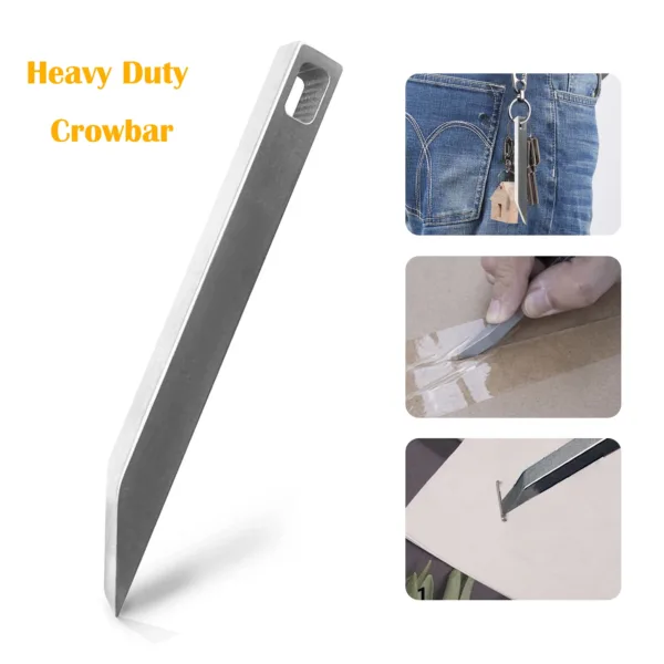 Durable Keychain Pry Bar Multitool EDC Tool